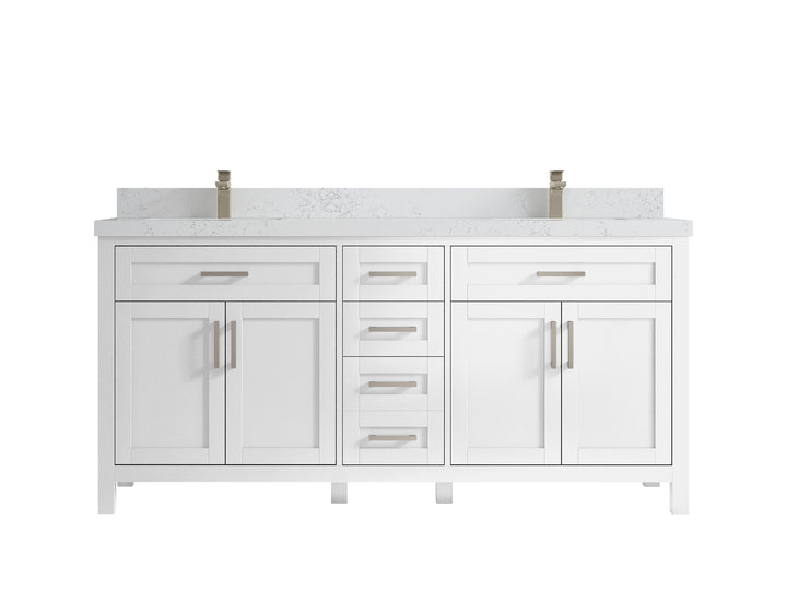 Cambridge 72 in. W x 22 in. D Double Sink Bathroom Vanity - photo 39