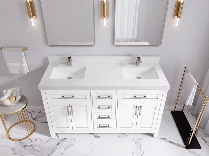Cambridge 60 in. W x 22 in. D Double Sink Bathroom Vanity - photo 46