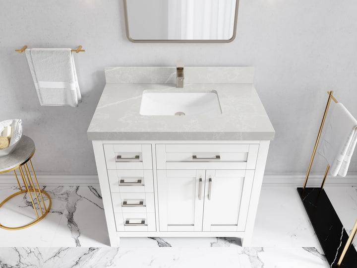 Cambridge 36 in. W x 22 in. D Single Center Sink Bathroom vanity - photo 47