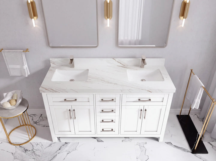 Cambridge 60 in. W x 22 in. D Double Sink Bathroom Vanity - photo 48