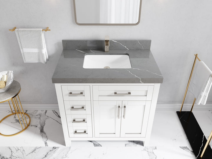 Cambridge 36 in. W x 22 in. D Single Center Sink Bathroom vanity - photo 49