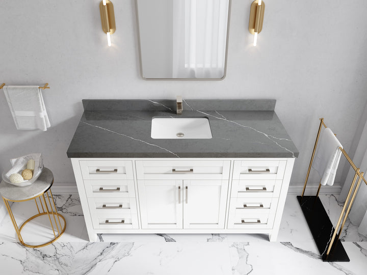 Cambridge 60 in. W x 22 in. D Single Sink Bathroom Vanity - photo 42