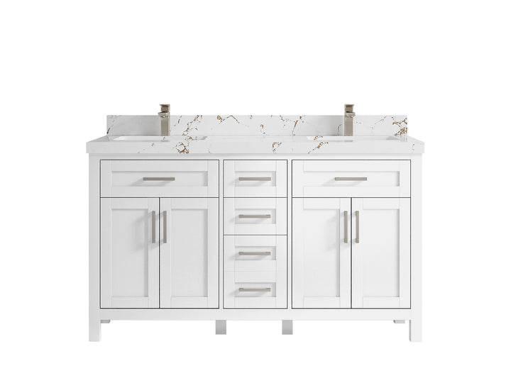 Cambridge 60 in. W x 22 in. D Double Sink Bathroom Vanity - photo 45