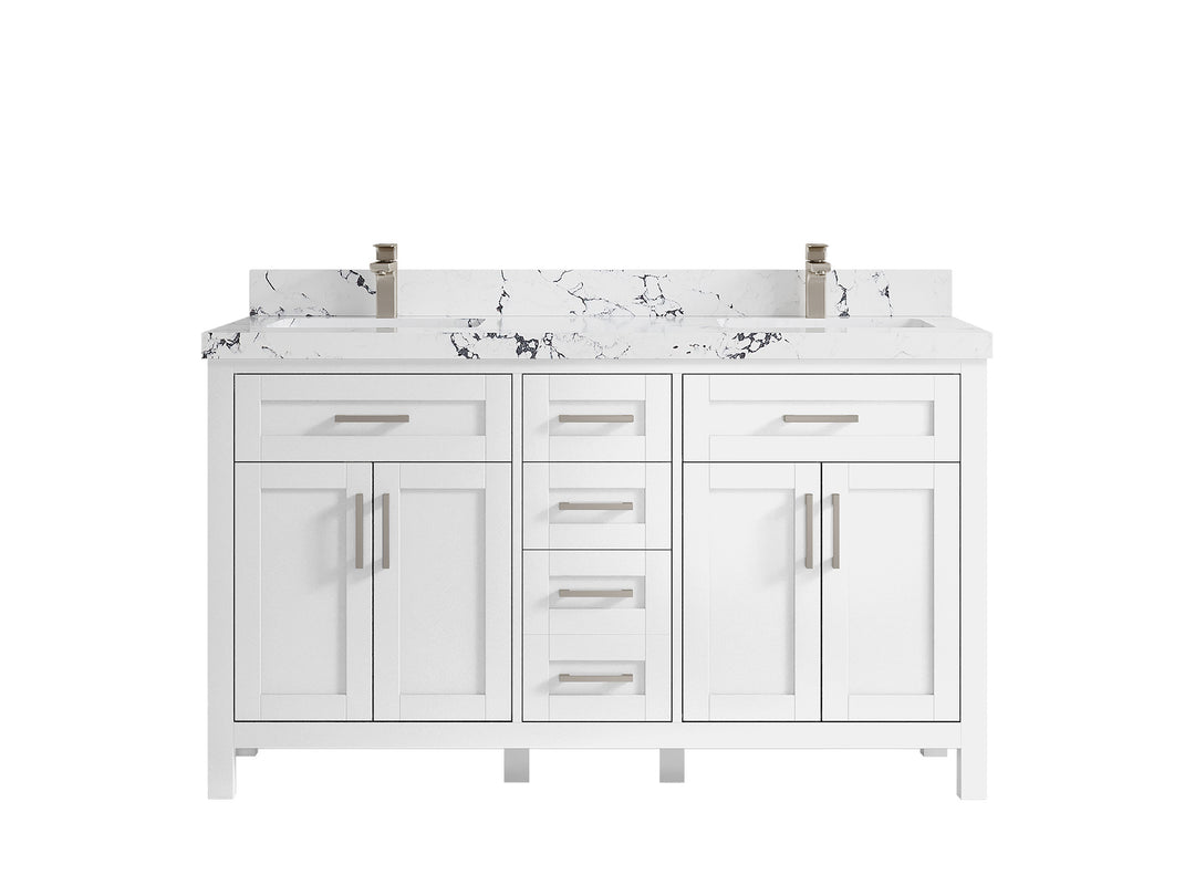 Cambridge 60 in. W x 22 in. D Double Sink Bathroom Vanity
