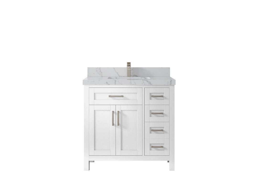 Cambridge 36 in. W x 22 in. D Single Center Sink Bathroom Vanity