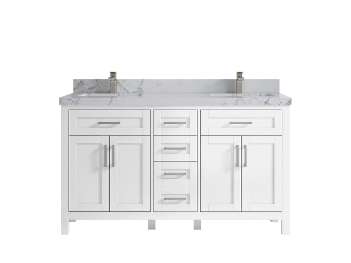 Cambridge 60 in. W x 22 in. D Double Sink Bathroom Vanity - photo 13