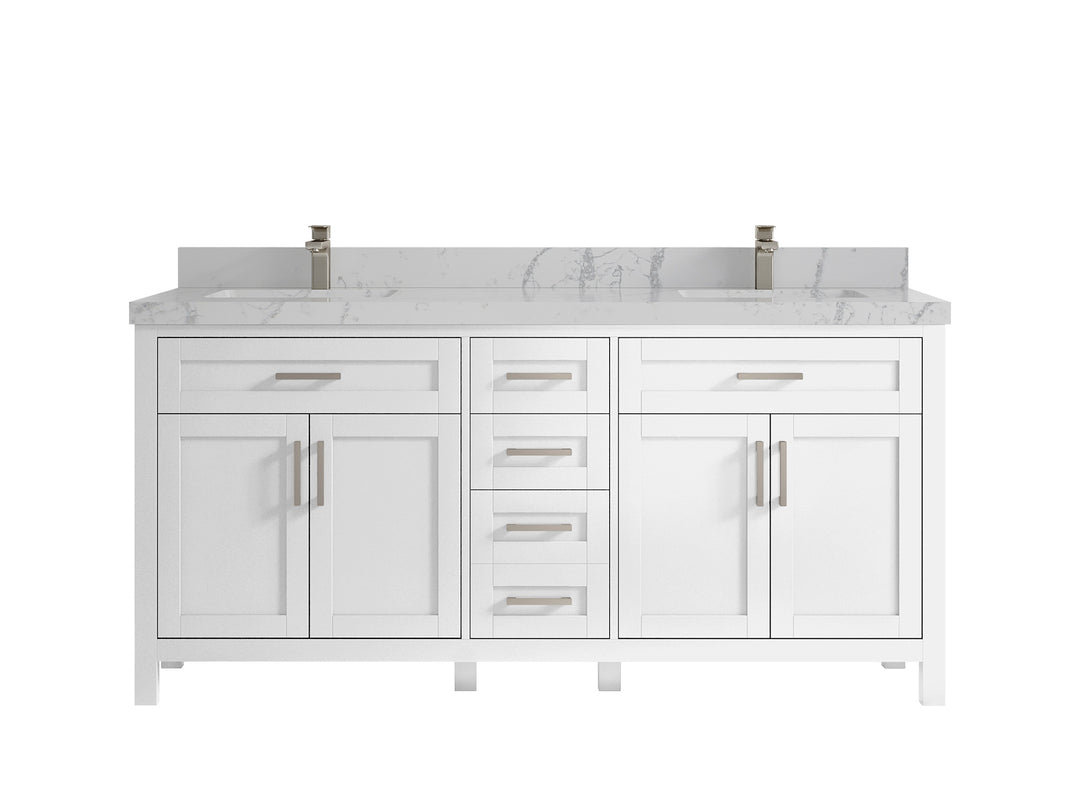 Cambridge 72 in. W x 22 in. D Double Sink Bathroom Vanity