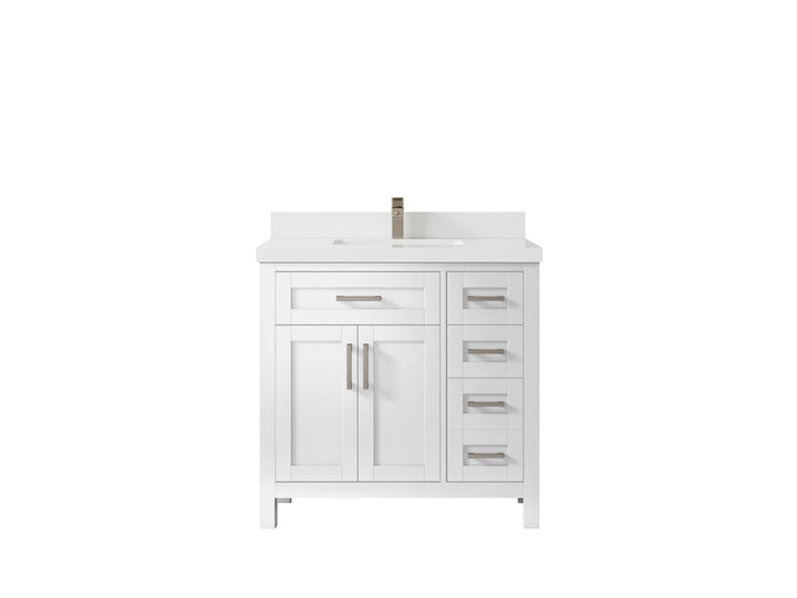 Cambridge 36 in. W x 22 in. D Single Center Sink Bathroom Vanity - photo 46