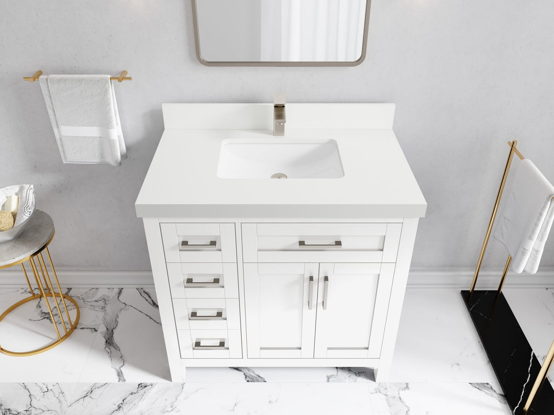 Cambridge 36 in. W x 22 in. D Single Center Sink Bathroom vanity