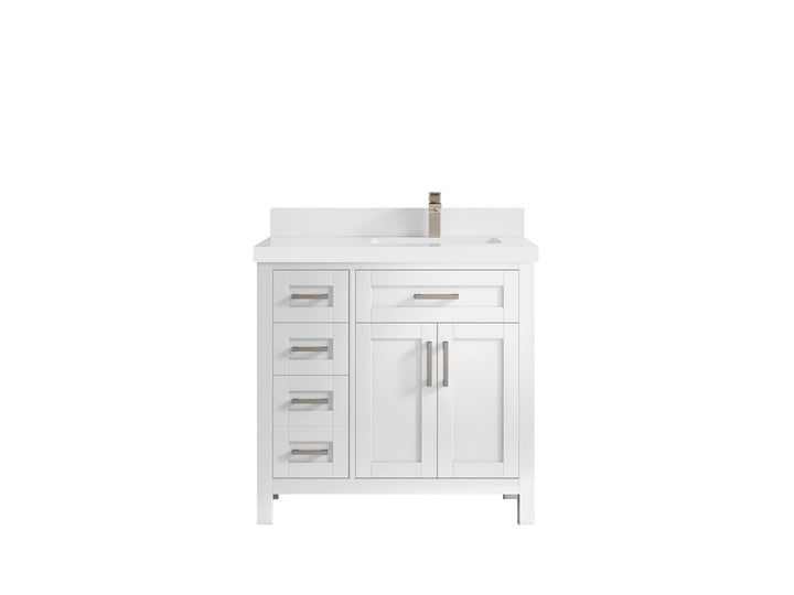 Cambridge 36 in. W x 22 in. D Right Offset Sink Bathroom Vanity - photo 45