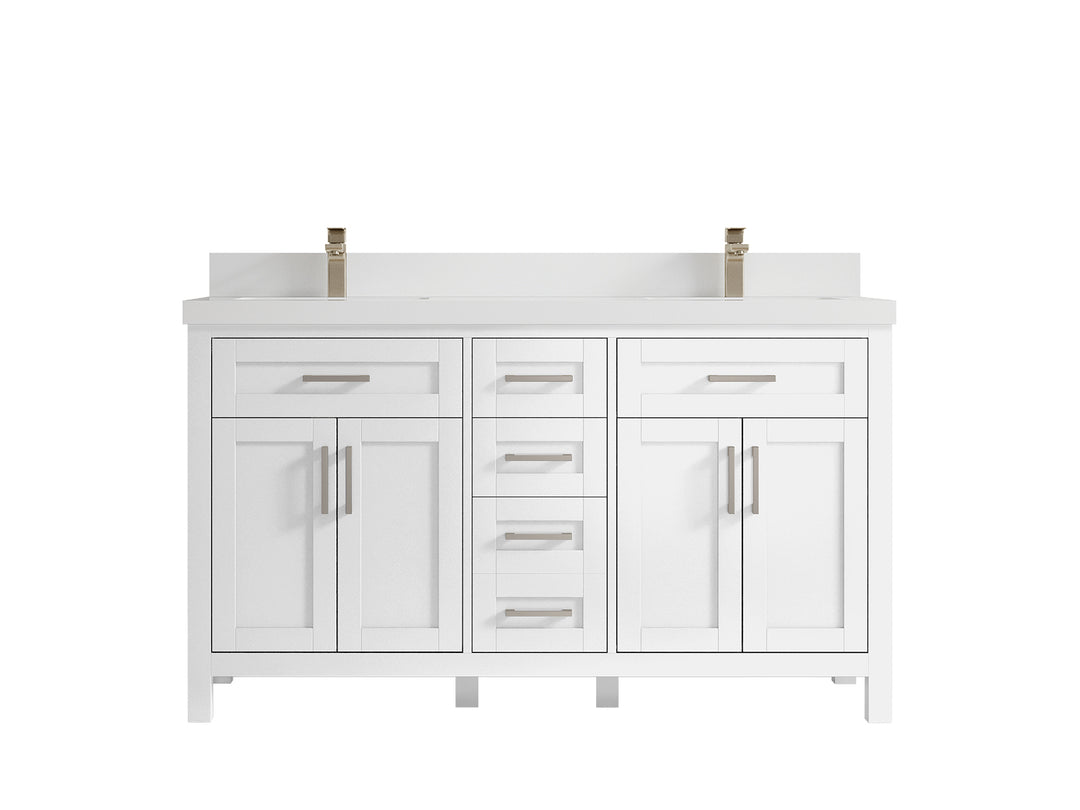 Cambridge 60 in. W x 22 in. D Double Sink Bathroom Vanity