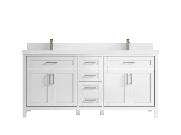 Cambridge 72 in. W x 22 in. D Double Sink Bathroom Vanity - photo 15
