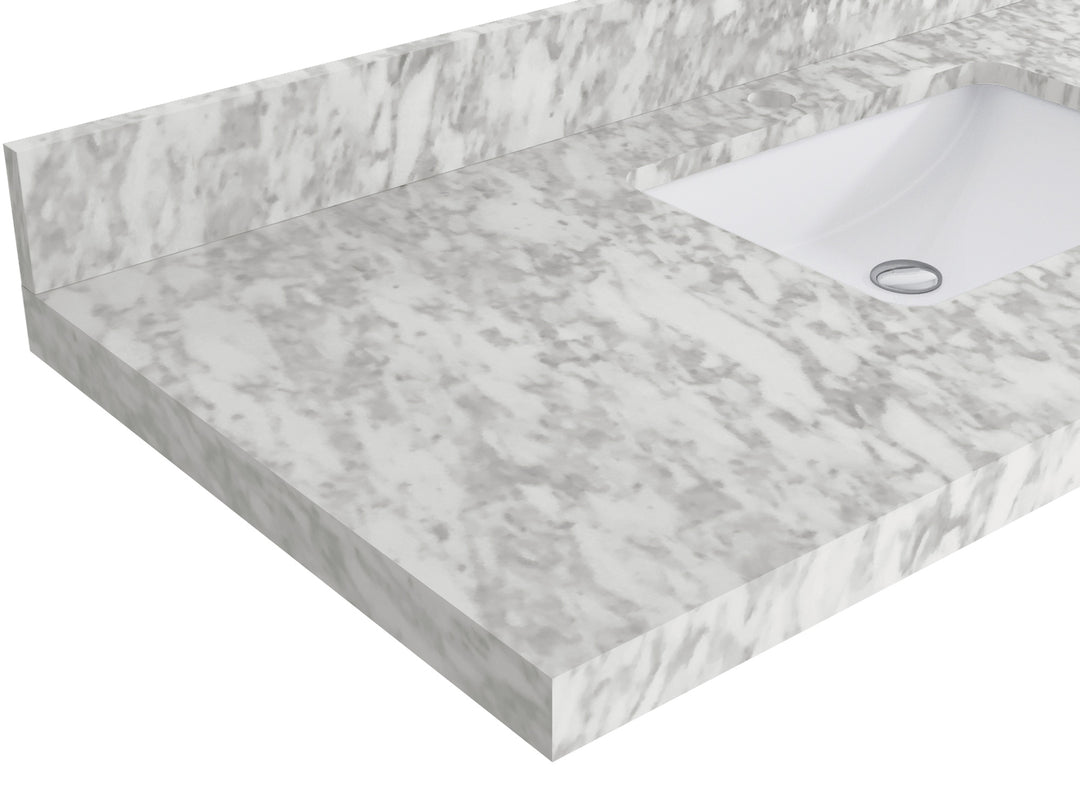 Cambridge 30 in. W x 22 in. D Single Sink Bathroom Vanity | 
              
                Blue Heather
                
                  
             - CAM_BLU_WHQZ_30 - photo №6