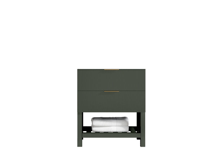 Catalina 30 in W x 22 in D Free Standing Reeded Single Sink Bathroom Vanity - photo 6