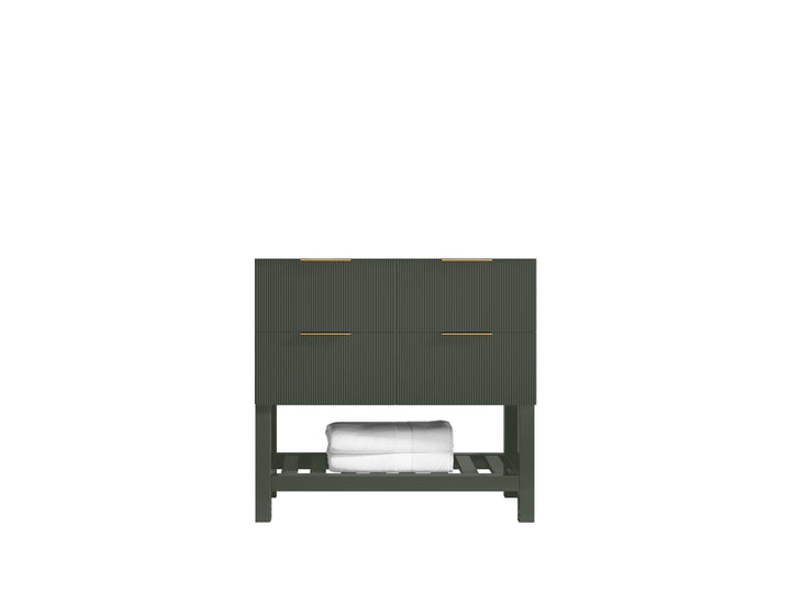 Catalina 36 in. W x 22 in. D Center Sink Bathroom Vanity - photo 6