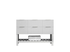 Catalina 48 in W x 22 in D Free Standing Reeded Single Sink Bathroom Vanity - photo 6