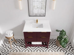 Catalina 36 in. W x 22 in. D Center Sink Bathroom Vanity - photo 38