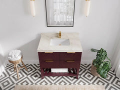 Catalina 36 in. W x 22 in. D Center Sink Bathroom Vanity - photo 19