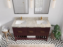 Catalina 60 in W x 22 in D Free Standing Reeded Double Sink Bathroom Vanity - photo 23