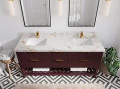Catalina 72 in W x 22 in D Free Standing Reeded Double Sink Bathroom Vanity - photo 17