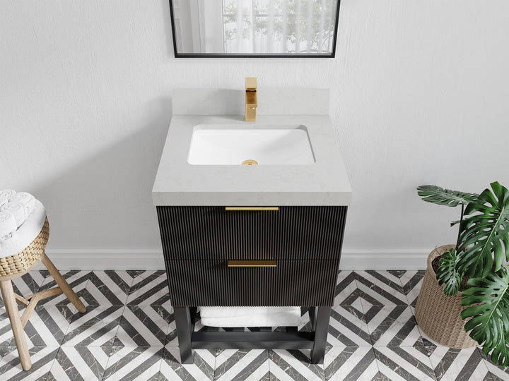 Catalina 24 in. W x 22 in. D Single Sink Bathroom Vanity - photo 21