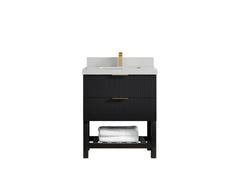 Catalina 30 in W x 22 in D Free Standing Reeded Single Sink Bathroom Vanity - photo 20