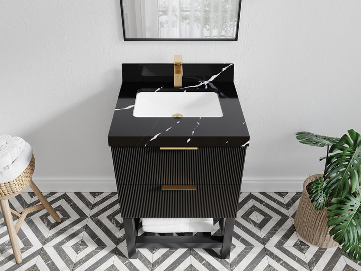 Catalina 24 in. W x 22 in. D Single Sink Bathroom Vanity - photo 7