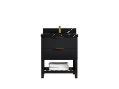 Catalina 30 in W x 22 in D Free Standing Reeded Single Sink Bathroom Vanity - photo 8