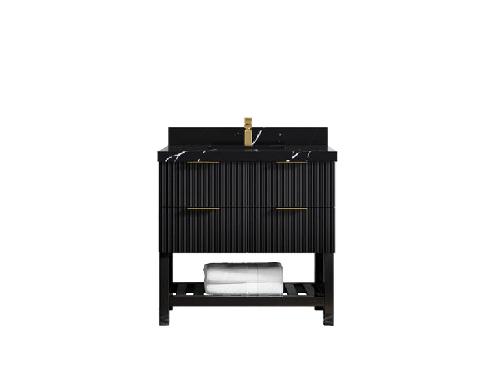 Catalina 36 in. W x 22 in. D Center Sink Bathroom Vanity - photo 9