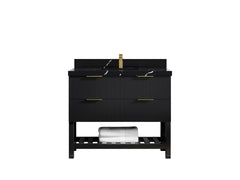 Catalina 42 in W x 22 in D Free Standing Reeded Single Sink Bathroom Vanity - photo 8