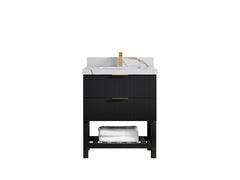 Catalina 30 in W x 22 in D Free Standing Reeded Single Sink Bathroom Vanity - photo 10