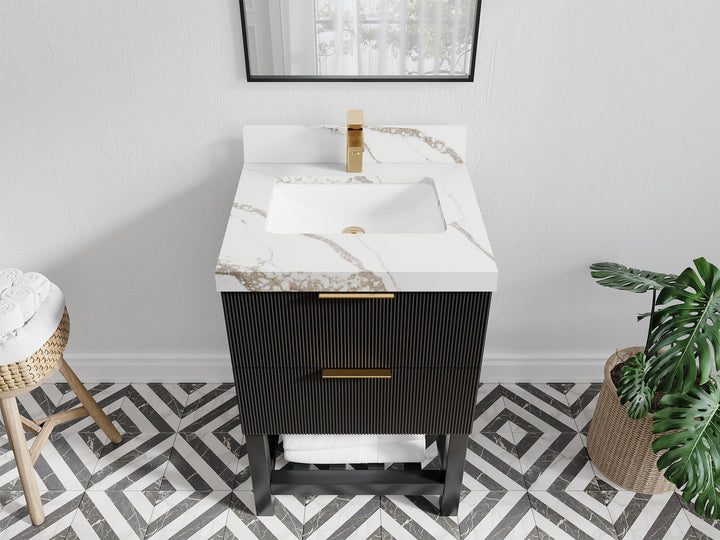 Catalina 24 in. W x 22 in. D Single Sink Bathroom Vanity - photo 13