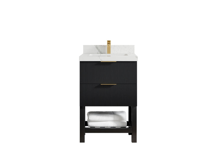 Catalina 24 in. W x 22 in. D Single Sink Bathroom Vanity - photo 1