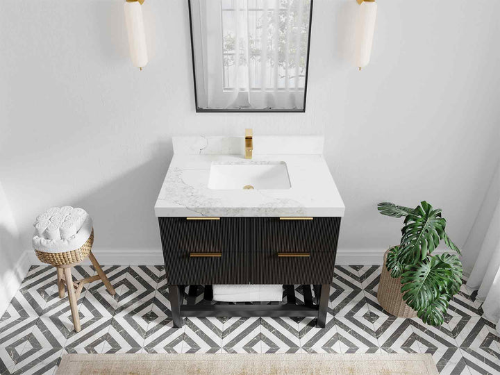 Catalina 36 in. W x 22 in. D Center Sink Bathroom Vanity - photo 14