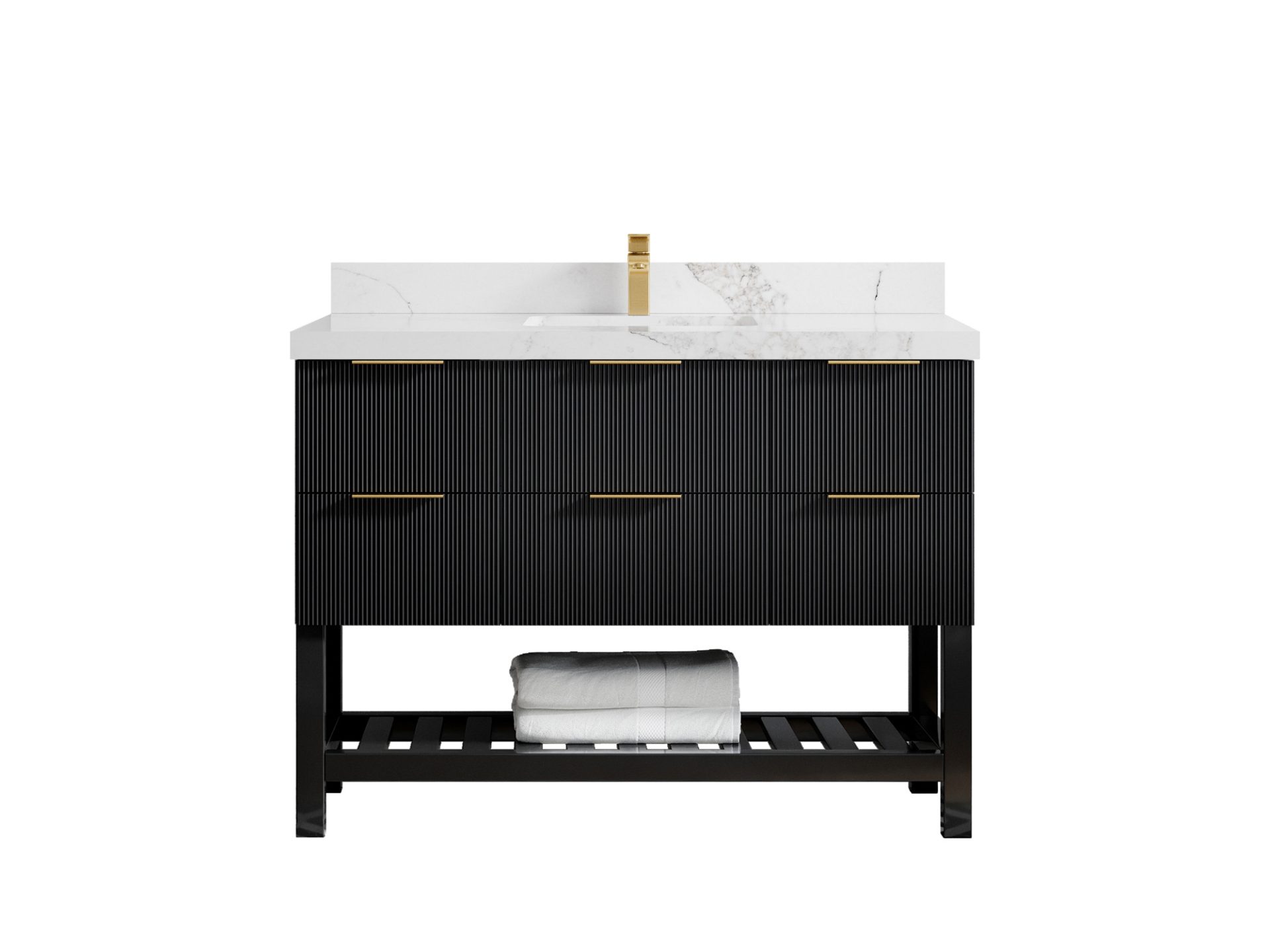Bathroom Vanity - Berkshire Brass Quartz Countertop