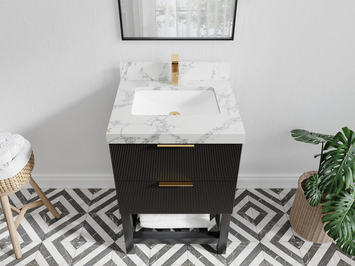 Catalina 24 in. W x 22 in. D Single Sink Bathroom Vanity - photo 15
