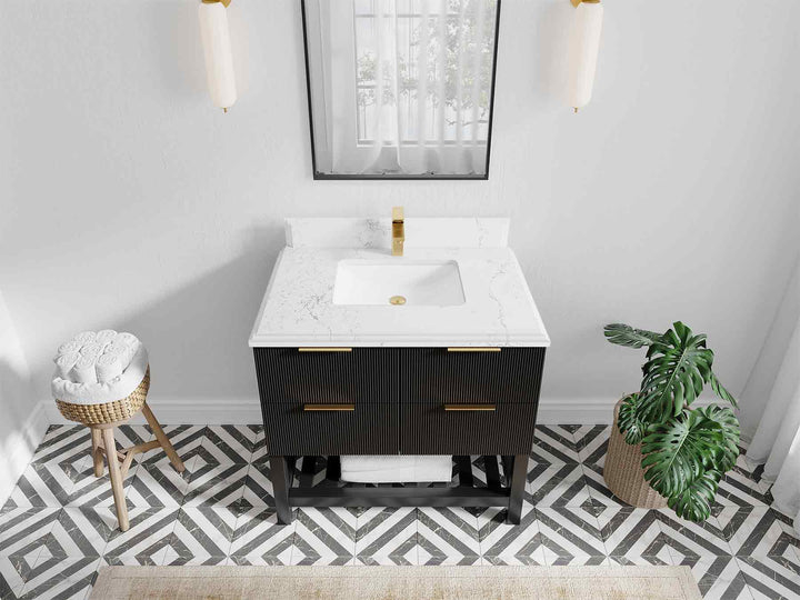 Catalina 36 in. W x 22 in. D Center Sink Bathroom Vanity - photo 24