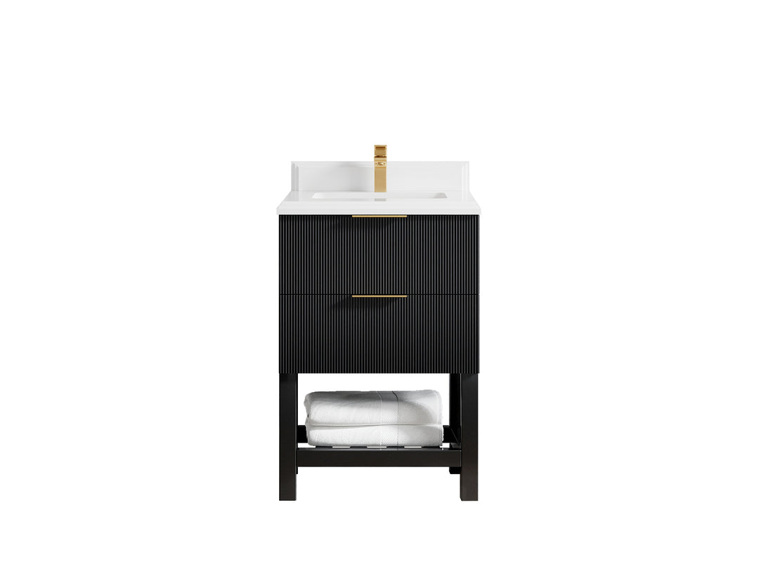 Catalina 24 in. W x 22 in. D Single Sink Bathroom Vanity