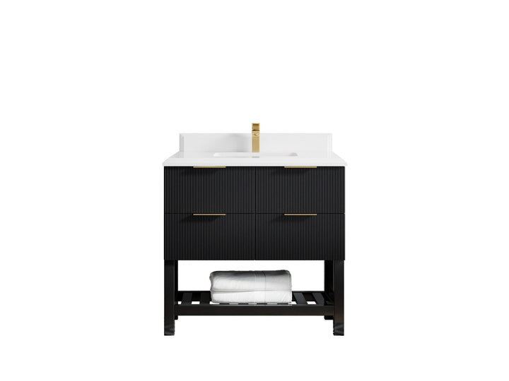 Catalina 36 in. W x 22 in. D Center Sink Bathroom Vanity - photo 27
