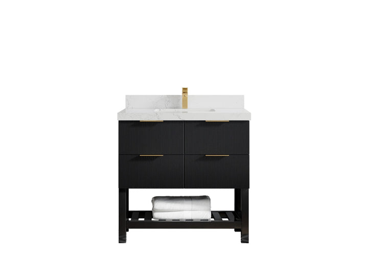 Catalina 36 in. W x 22 in. D Center Sink Bathroom Vanity - photo 29