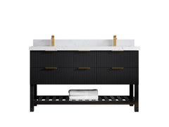 Catalina 60 in W x 22 in D Free Standing Reeded Double Sink Bathroom Vanity - photo 23