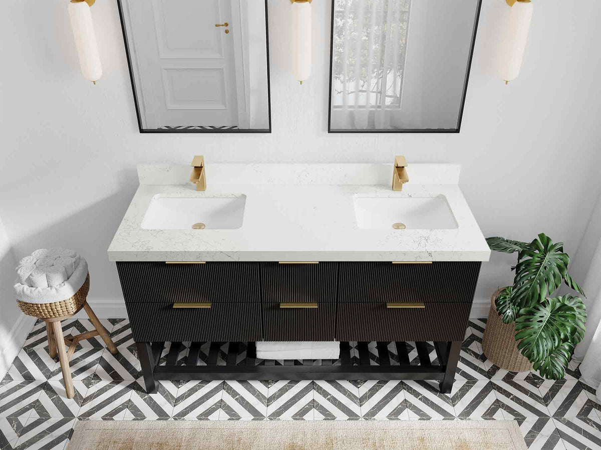 Catalina 60 in. W x 22 in. D Double Sink Bathroom Vanity