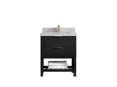 Catalina 30 in W x 22 in D Free Standing Reeded Single Sink Bathroom Vanity - photo 24