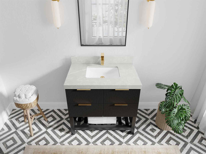 Catalina 36 in. W x 22 in. D Center Sink Bathroom Vanity - photo 30