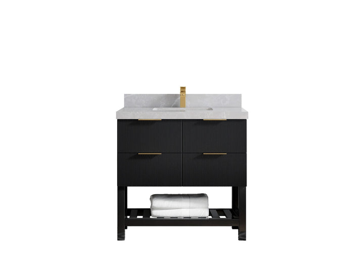 Catalina 36 in. W x 22 in. D Center Sink Bathroom Vanity - photo 31
