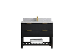 Catalina 42 in W x 22 in D Free Standing Reeded Single Sink Bathroom Vanity - photo 24