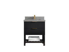 Catalina 30 in W x 22 in D Free Standing Reeded Single Sink Bathroom Vanity - photo 26