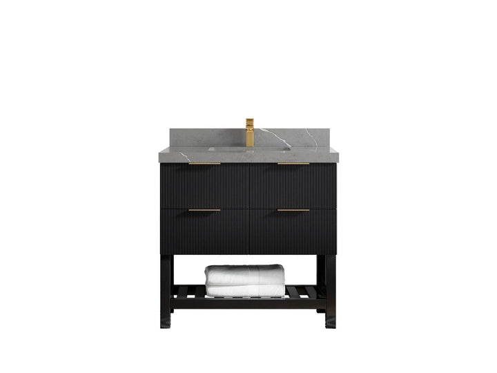 Catalina 36 in. W x 22 in. D Center Sink Bathroom Vanity - photo 33