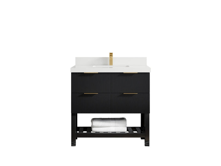 Catalina 36 in. W x 22 in. D Center Sink Bathroom Vanity - photo 37