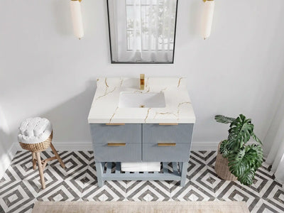 Catalina 36 in. W x 22 in. D Center Sink Bathroom Vanity